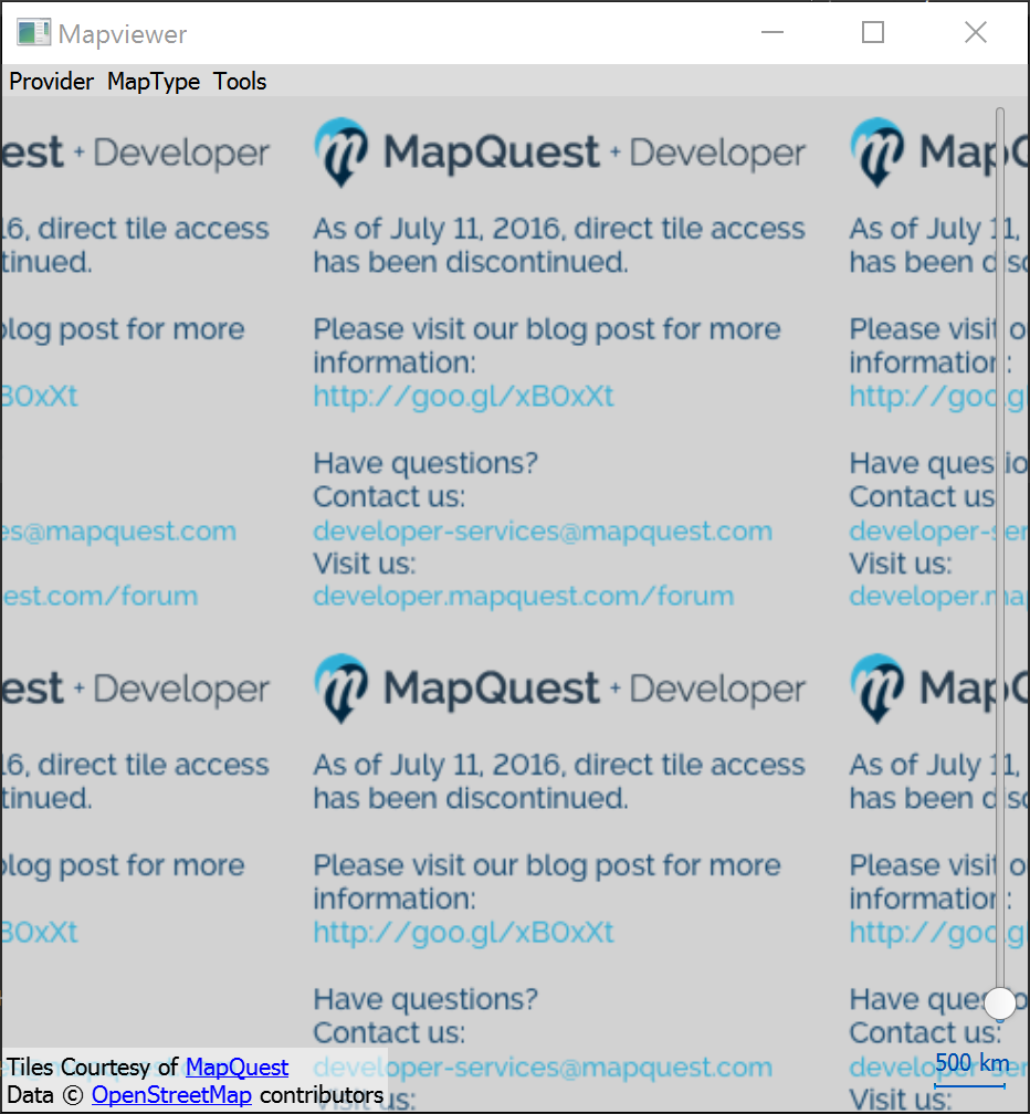 MapQuest ceasing open access